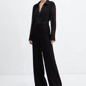 Black Jumpsuit by Mango